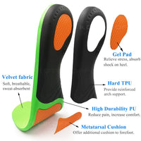 Breathable Orthopedic Insoles for Shoes Insole Arch - Golonzo -                                                                             