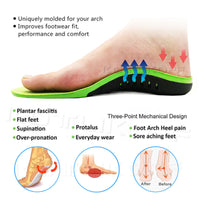 Breathable Orthopedic Insoles for Shoes Insole Arch - Golonzo -                                                                             