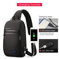 Business Elite Men's Small Casual Travel Shoulder Bags - Golonzo -                                                                             