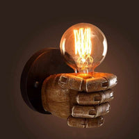 CLASSICAL RESIN FIST WALL LAMPS - Golonzo -                                                                             