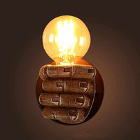 CLASSICAL RESIN FIST WALL LAMPS - Golonzo -                                                                             