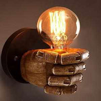 CLASSICAL RESIN FIST WALL LAMPS - Golonzo -                                                                             