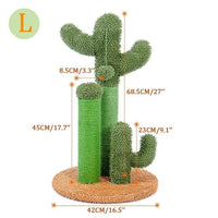 Cactus Cat Toys Scratcher - Golonzo -                                                                             