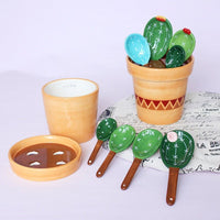 Cactus Ceramic Measuring Spoon Set - Golonzo -                                                                             