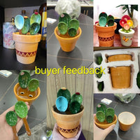 Cactus Ceramic Measuring Spoon Set - Golonzo -                                                                             