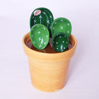 Cactus Ceramic Measuring Spoon Set - Golonzo -                                                                             