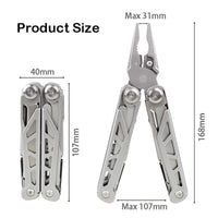 Camping Multitool Plier - Cable Wire Cutter and Outdoor Camping Tools - Golonzo -                                                                             