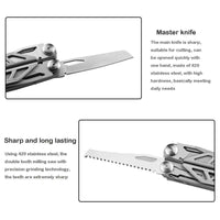 Camping Multitool Plier - Cable Wire Cutter and Outdoor Camping Tools - Golonzo -                                                                             