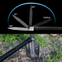 Camping Shovel Folding Durable Survival Shovel Multitool for Camping Gardening Off Roading Outdoor Survial - Golonzo -                                                                             