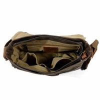 Canvas Vintage Satchel Bag - Golonzo -                                                                             