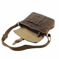 Canvas Vintage Satchel Bag - Golonzo -                                                                             