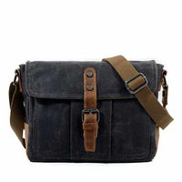 Canvas Vintage Satchel Bag - Golonzo -                                                                             