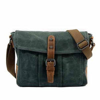 Canvas Vintage Satchel Bag - Golonzo -                                                                             