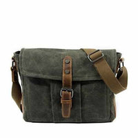 Canvas Vintage Satchel Bag - Golonzo -                                                                             