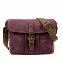 Canvas Vintage Satchel Bag - Golonzo -                                                                             