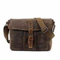Canvas Vintage Satchel Bag - Golonzo -                                                                             