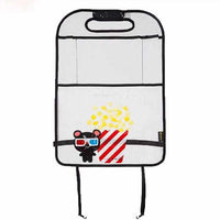 Car Back Seat Protector - With Organizer For Ipad and Drink - Golonzo -                                                                             