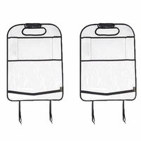 Car Back Seat Protector - With Organizer For Ipad and Drink - Golonzo -                                                                             