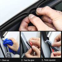 Car Door Seal Strips Sticker - Golonzo -                                                                             
