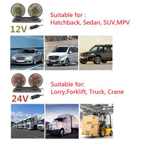 Car Electric Fan - Car Air Cooling 360 Degree Adjustable - Golonzo -                                                                             