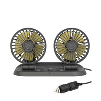 Car Electric Fan - Car Air Cooling 360 Degree Adjustable - Golonzo -                                                                             