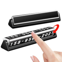 Car Parking Card - Luminous Magnetic Phone Number Plate - Golonzo -                                                                             