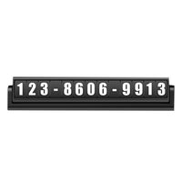 Car Parking Card - Luminous Magnetic Phone Number Plate - Golonzo -                                                                             