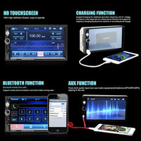 Car Radio 7" HD Autoradio Multimedia Player Touch Screen - Golonzo -                                                                             