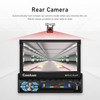 Car Radio GPS Navigation CarPlay 7" Retractable Screen - Golonzo -                                                                             