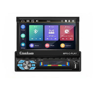 Car Radio GPS Navigation CarPlay 7" Retractable Screen - Golonzo -                                                                             