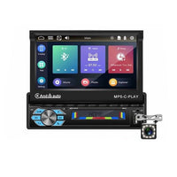 Car Radio GPS Navigation CarPlay 7" Retractable Screen - Golonzo -                                                                             
