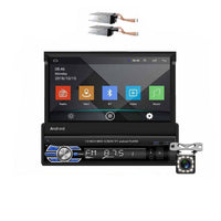 Car Radio GPS Navigation CarPlay 7" Retractable Screen - Golonzo -                                                                             