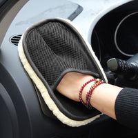 Car Styling Wool - Soft Car Washing Gloves Brush - Golonzo -                                                                             
