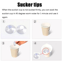 Car Sunshade Curtain Window - Black Cover Suction - Golonzo -                                                                             