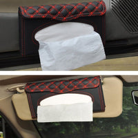 Car Tissue Box Towel Sets Car Sun Visor Tissue Box Holder Auto Interior Storage Decoration for  Car Accessories - Golonzo -                                                                             