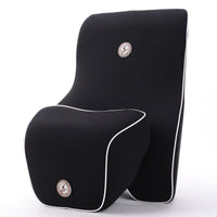 Car Waist and Neck Cushion Seat Support Back Pillow - Golonzo -                                                                             