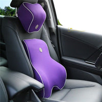 Car Waist and Neck Cushion Seat Support Back Pillow - Golonzo -                                                                             