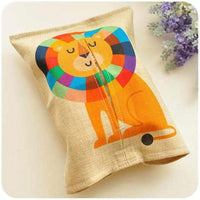 Cartoon Animal Pattern Tissue Box - Golonzo -                                                                             