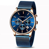 Casual Mesh Strap Fashion Quartz Watch For Mens - Golonzo -                                                                             