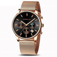 Casual Mesh Strap Fashion Quartz Watch For Mens - Golonzo -                                                                             