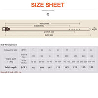 Casual Patchwork Men Belts - Golonzo -                                                                             