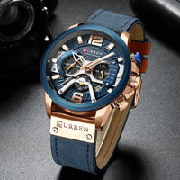 Casual Sport Watches - Military Grade Leather Wrist Watch - Golonzo -                                                                             