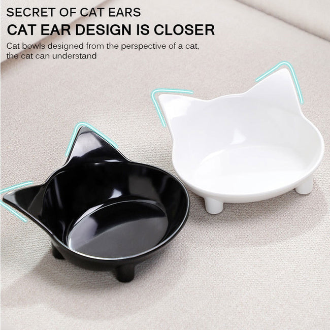 Cat-ShapedPet Tableware Pet Bowl For Feeder - Golonzo -                                                                             