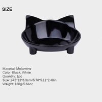 Cat-ShapedPet Tableware Pet Bowl For Feeder - Golonzo -                                                                             