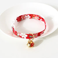 Cat Collar with Bell Floral Pattern Daisy Flower Adjustable Safety Breakaway Collars for Cats Kitten Summer - Golonzo -                                                                             