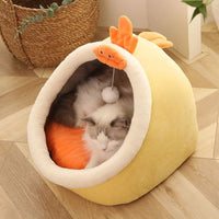 Cat Cozy Bed - Warm Pet Basket - Golonzo -                                                                             