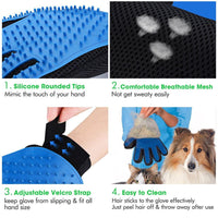 Cat Grooming Glove - Hair Brush Glove For Pet - Golonzo -                                                                             