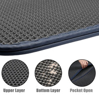 Cat Litter Locker Mat - Waterproof Pet Litter Traping Mat - Golonzo -                                                                             