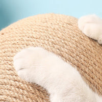 Cat Scratching Ball Wood Stand - Kitten Grinding Paws - Golonzo -                                                                             