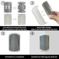 Cat Self Groomer - Soft Cats Massage Comb - Golonzo -                                                                             